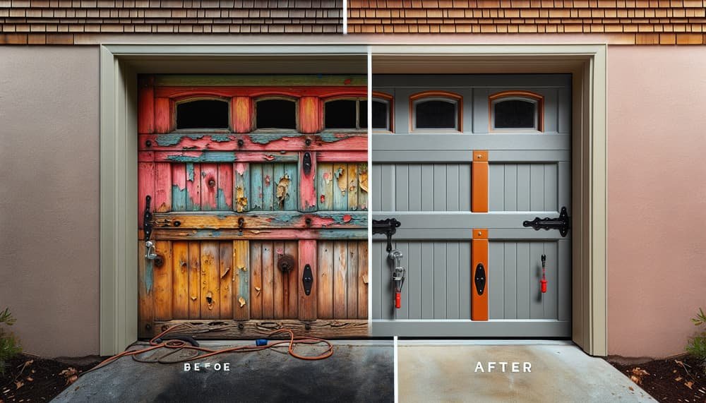 Garage door work in Northford