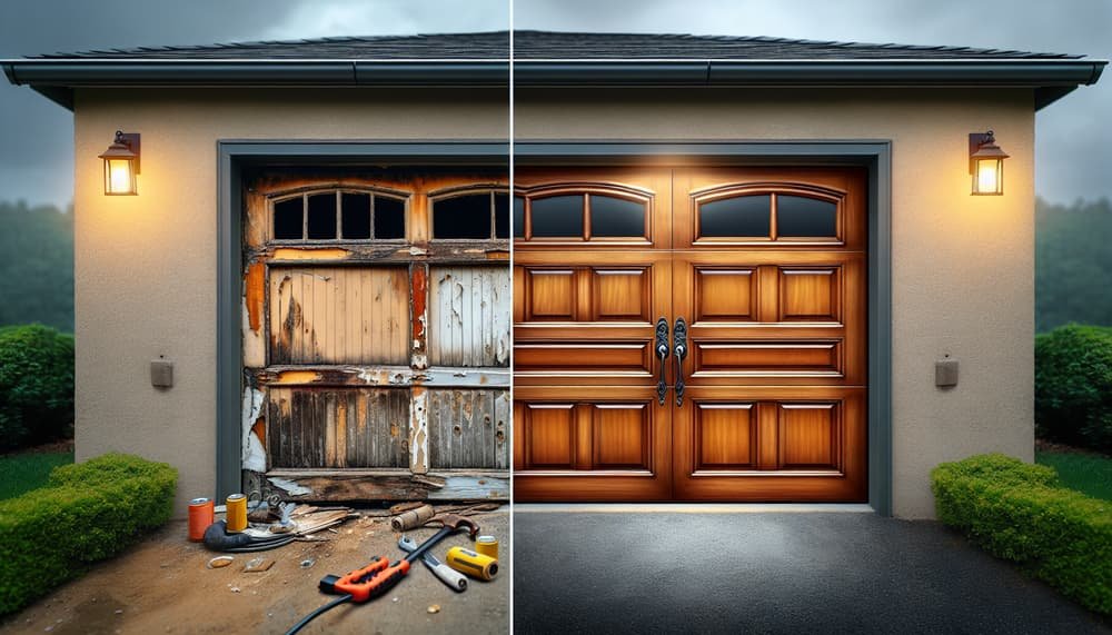 Garage door work in Yalesville