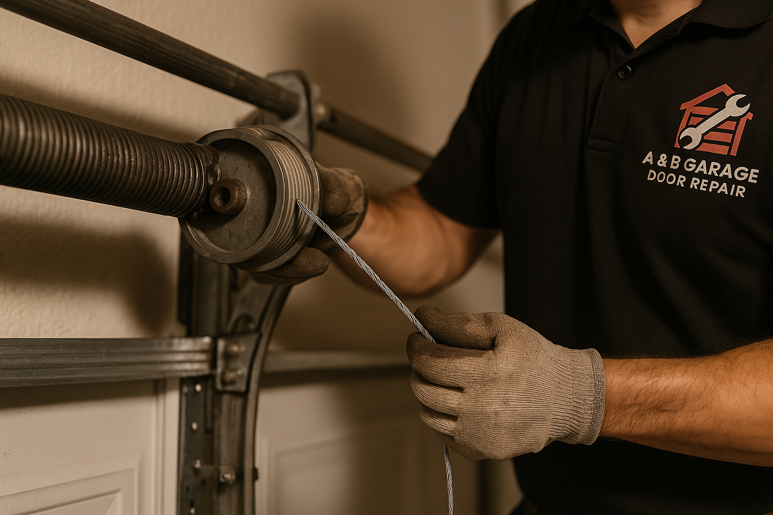 Garage Door Cable Repair in North Haven