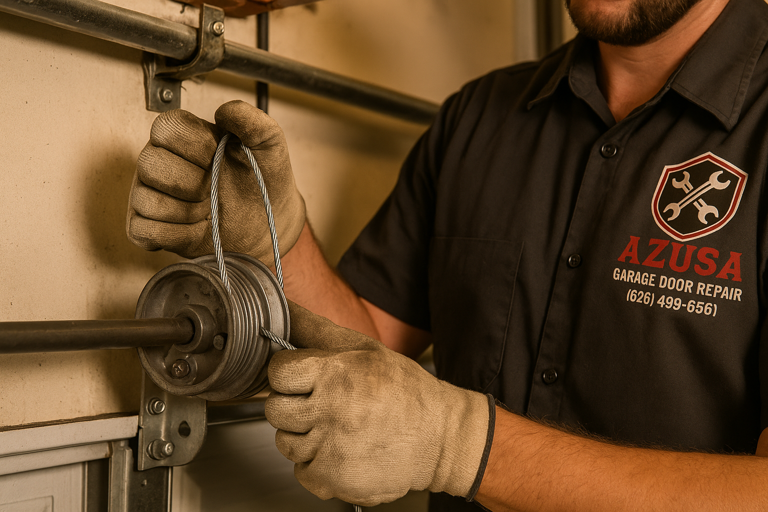 Garage Door Cable Repair in Plantsville