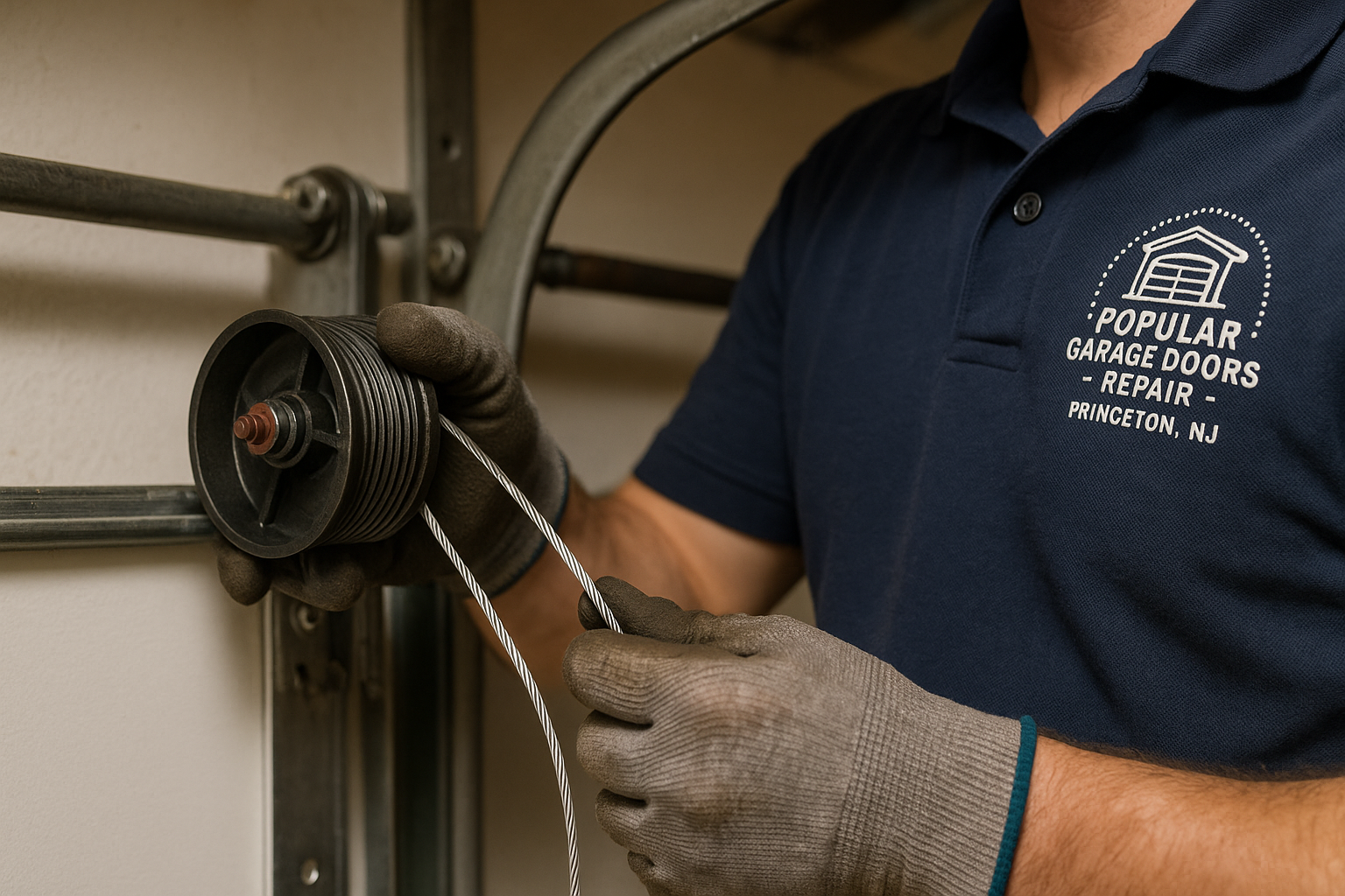 Garage Door Cable Repair in Griswoldville