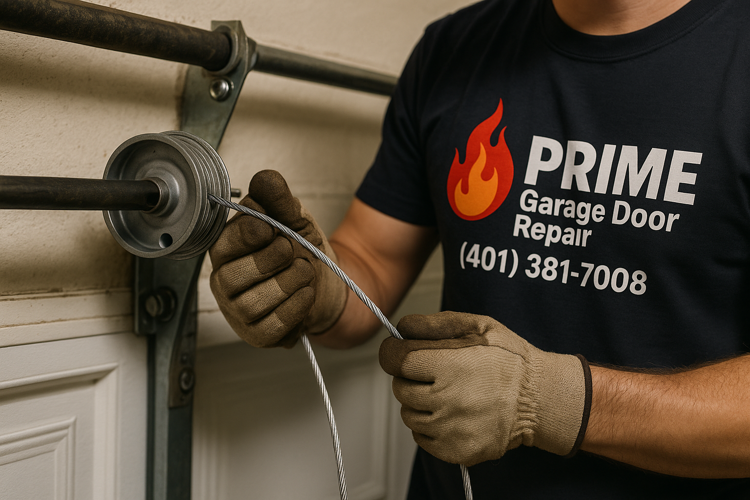 Garage Door Cable Repair in Montowese