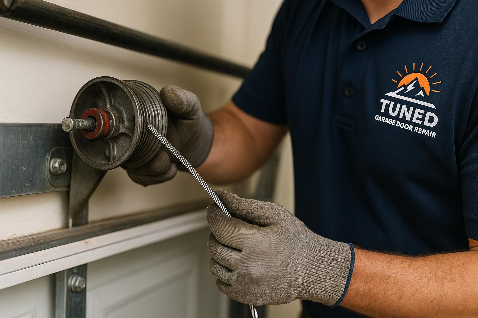 Garage Door Cable Repair in Meriden