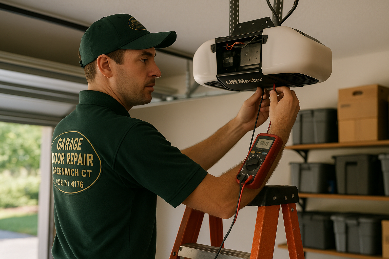 Garage Door Opener Repair in Shelton