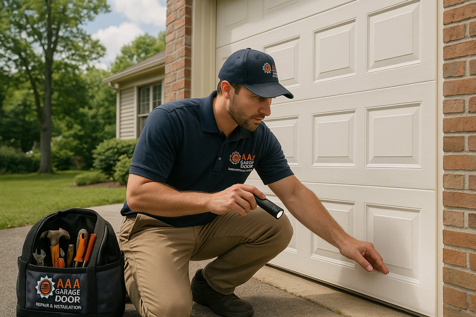 Garage door work in Branford