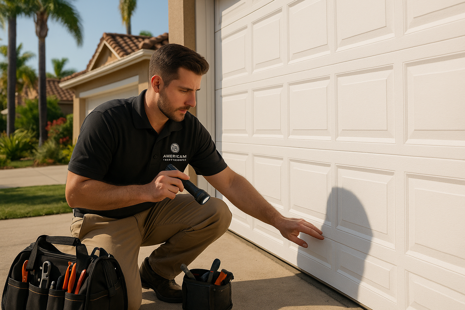Garage door work in Savin Rock