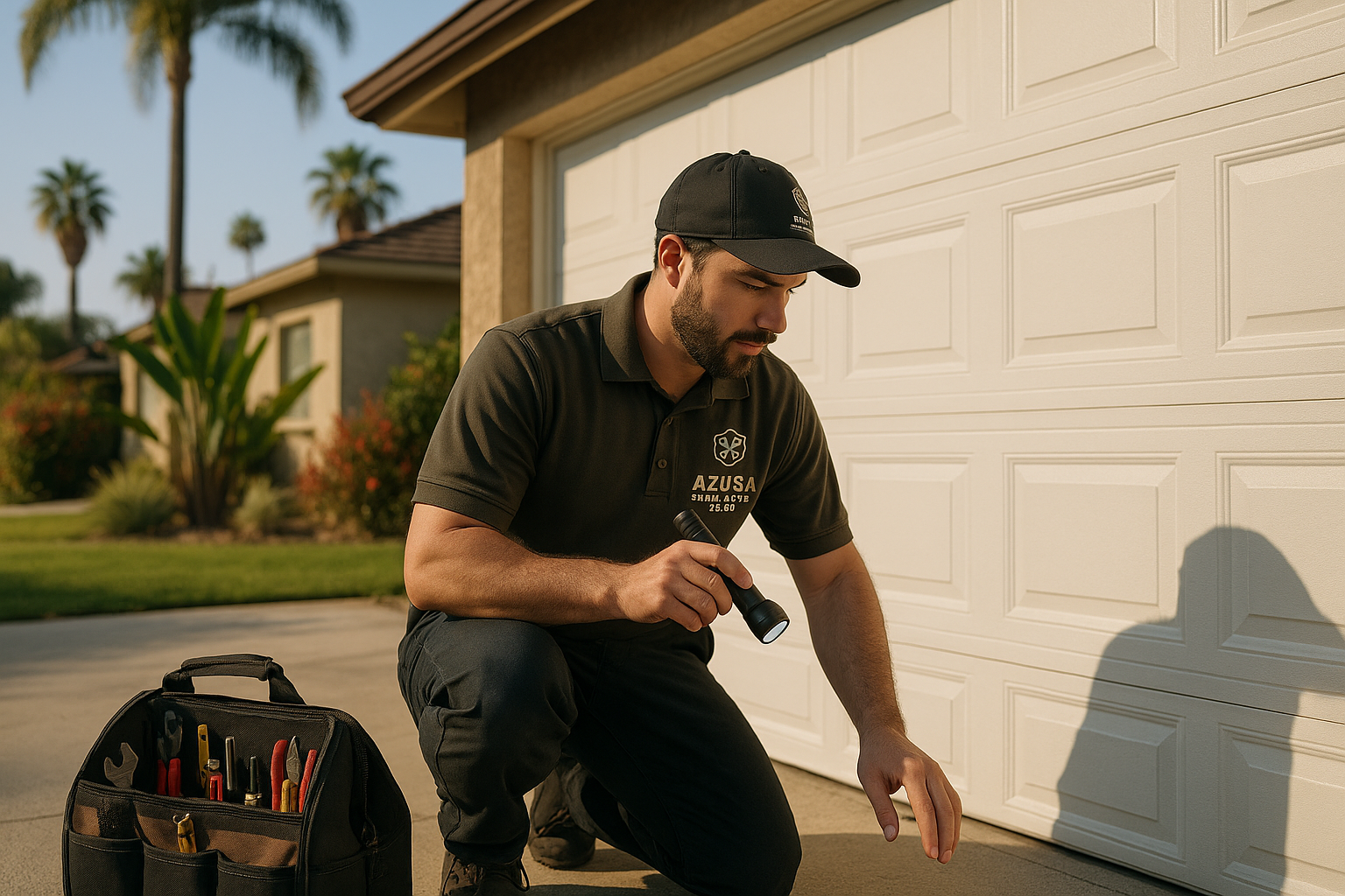 Garage door work in Middlefield