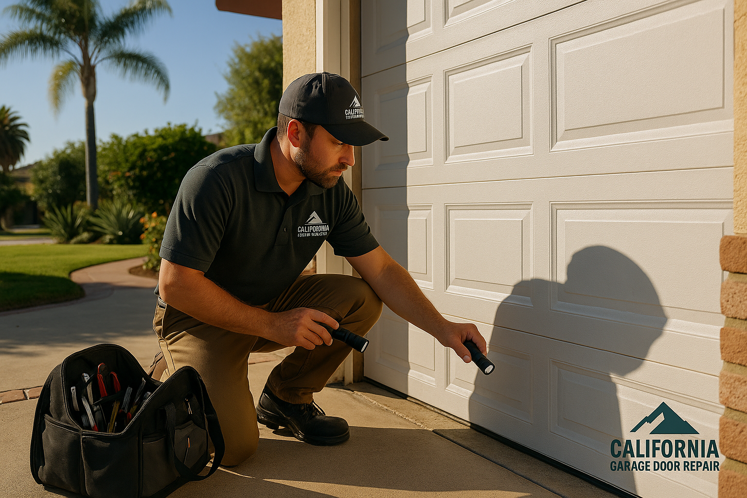Garage door work in Shelton
