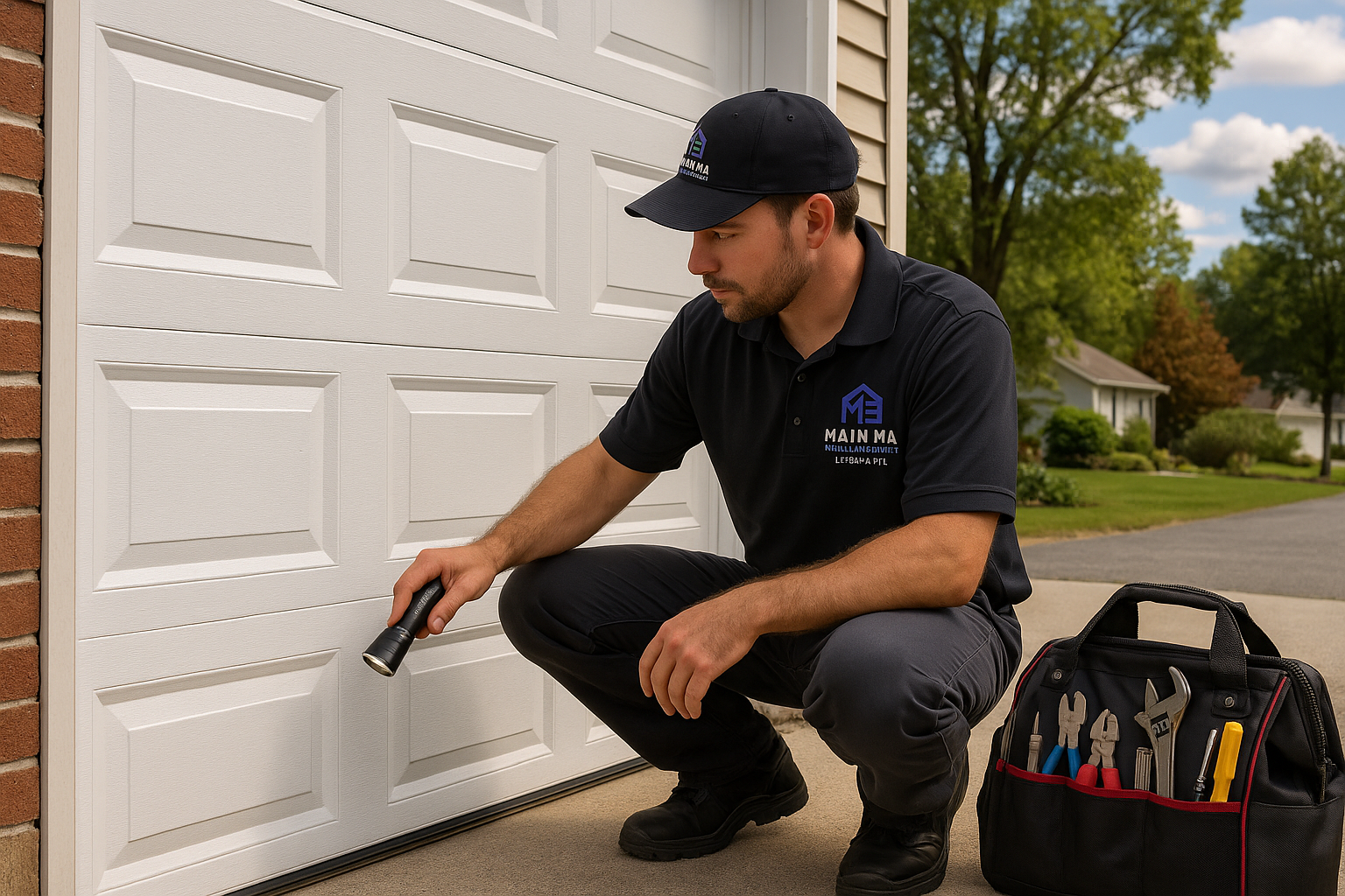 Garage door work in Whitneyville