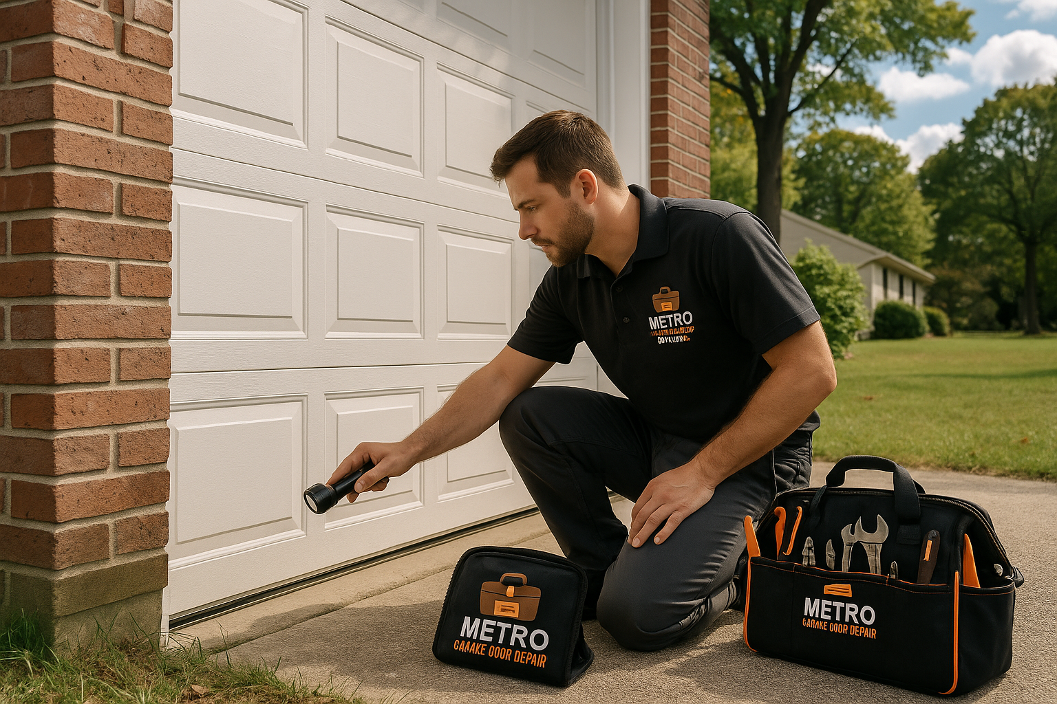 Garage door work in Northford