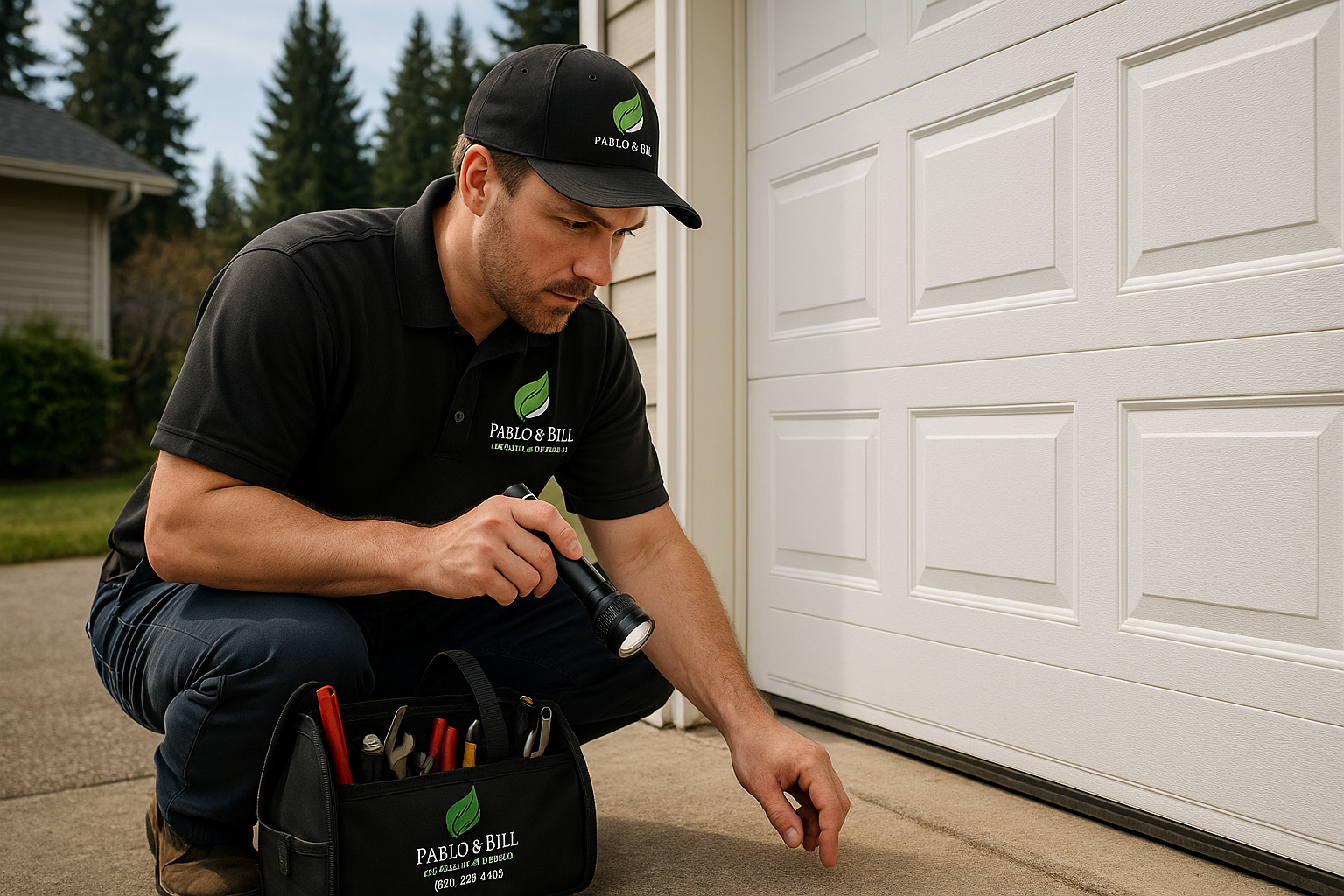 Garage door work in Montowese