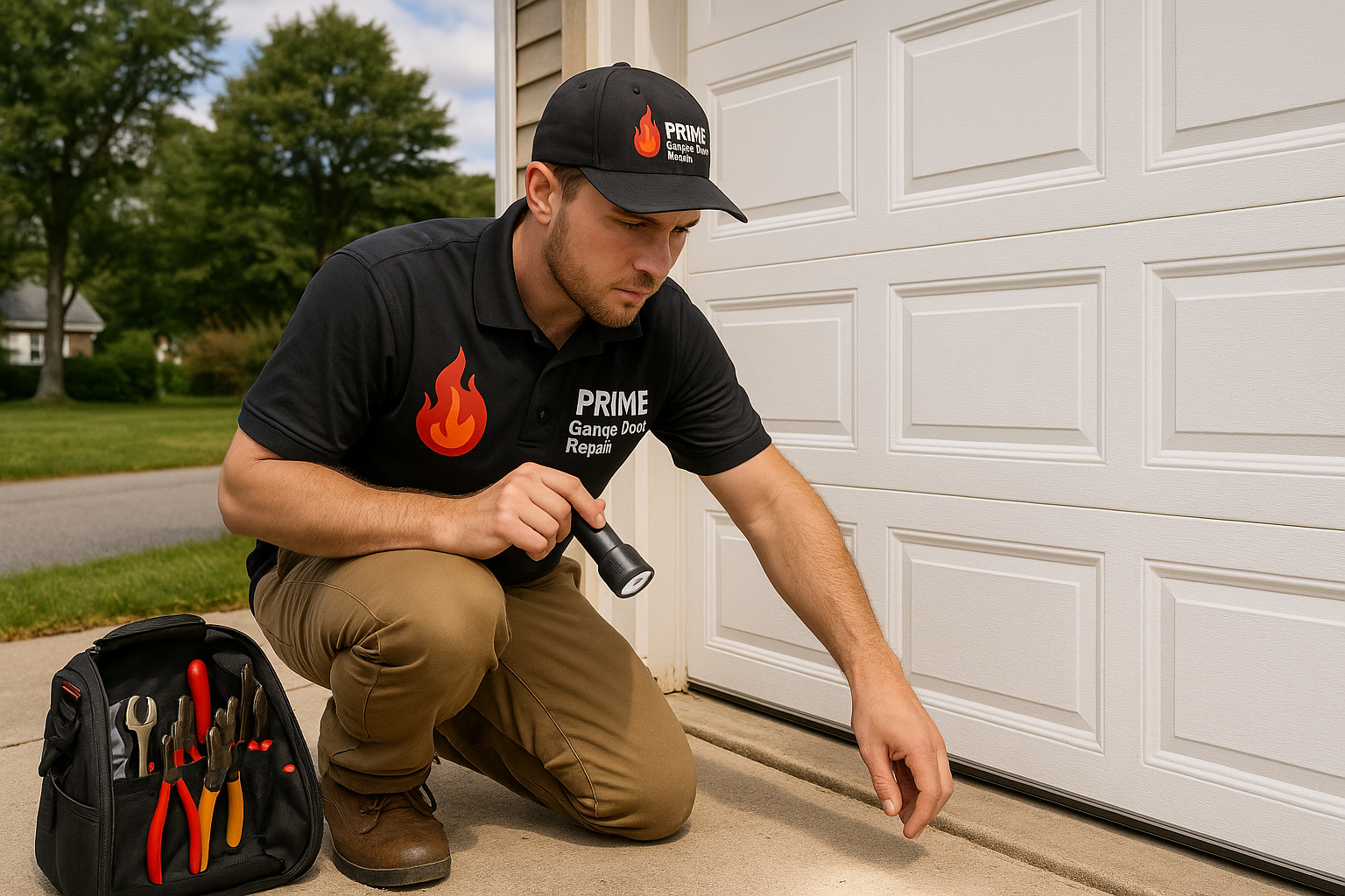 Garage door work in Stevenson