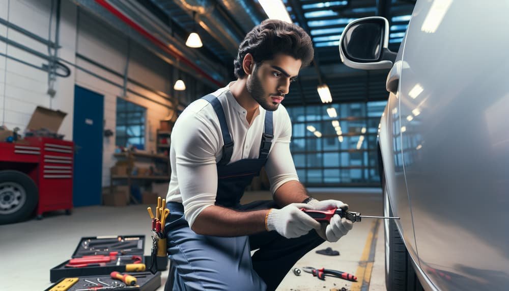 Garage door work in Waterbury