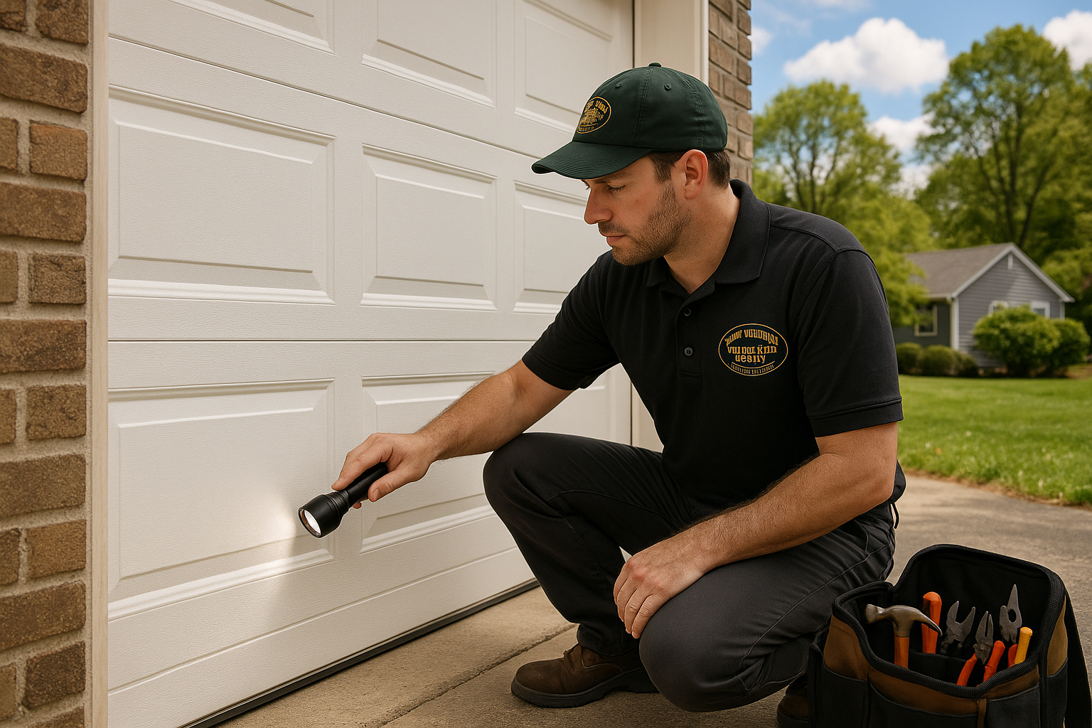 Garage door work in Newington