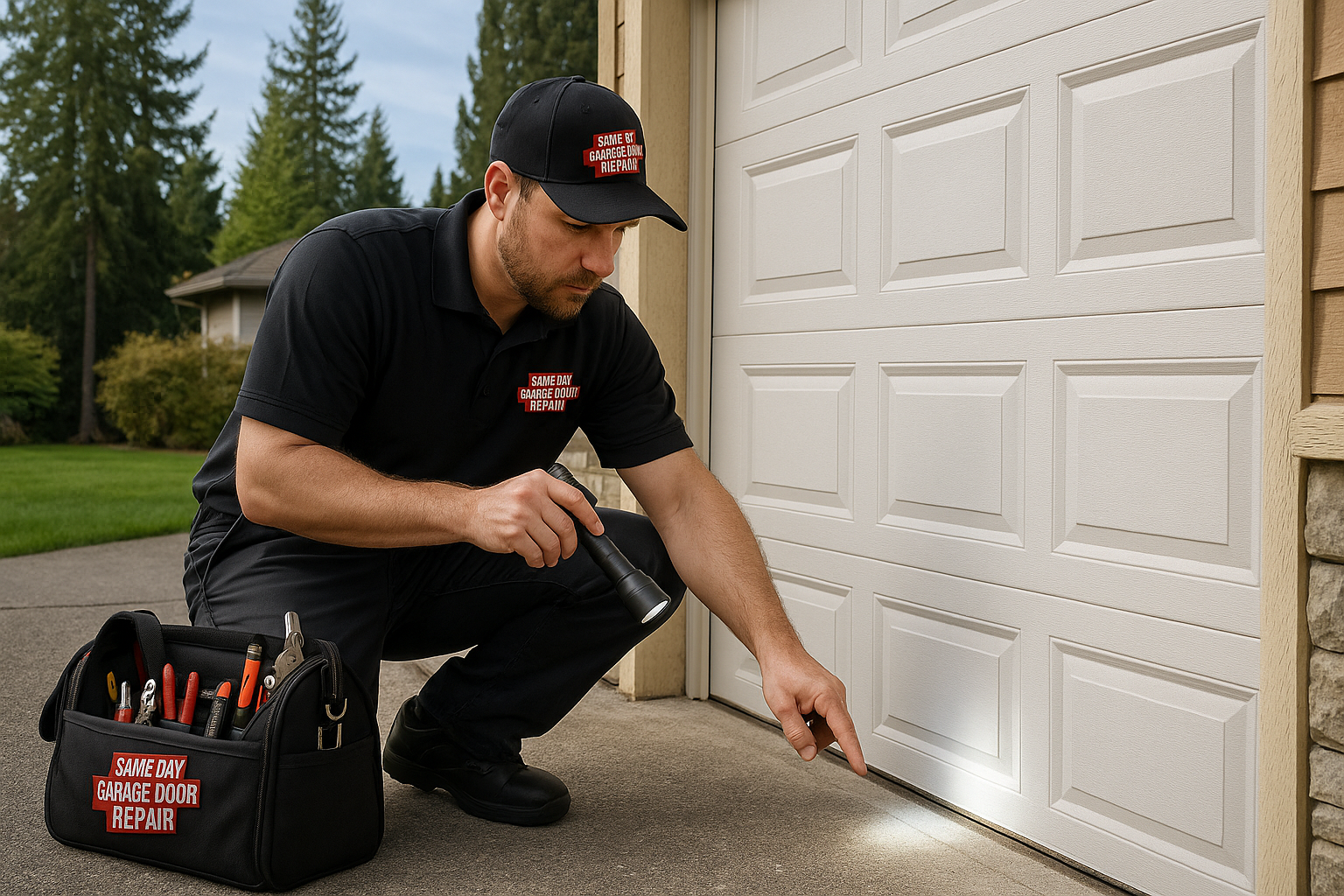 Garage door work in Southington