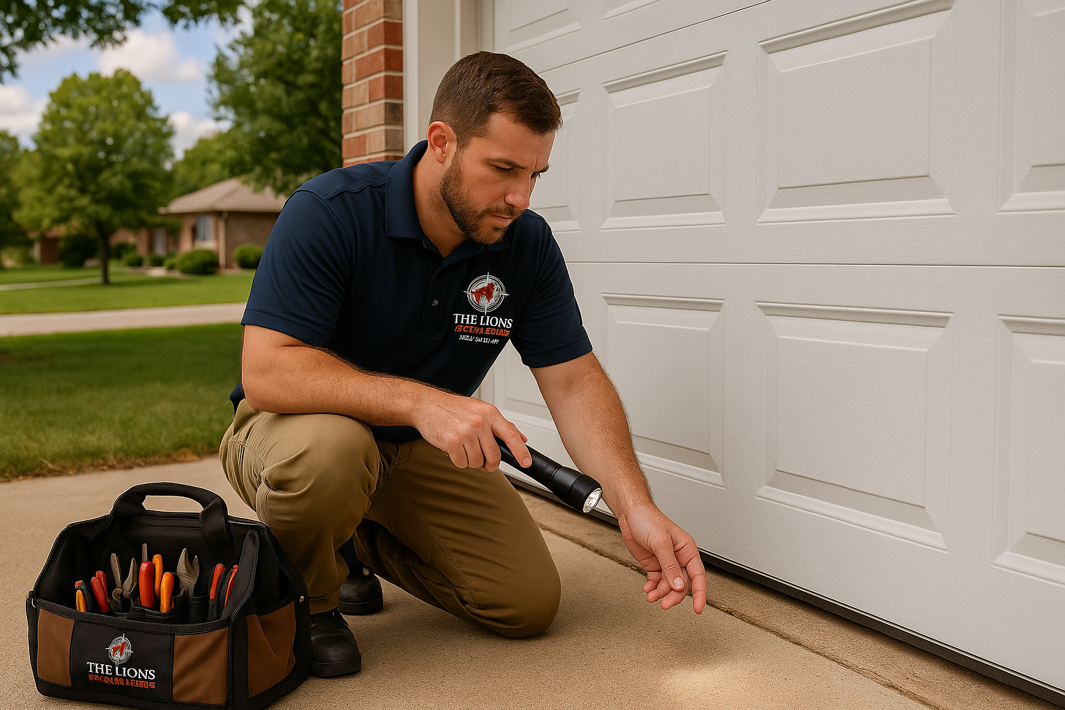 Garage door work in Waterbury