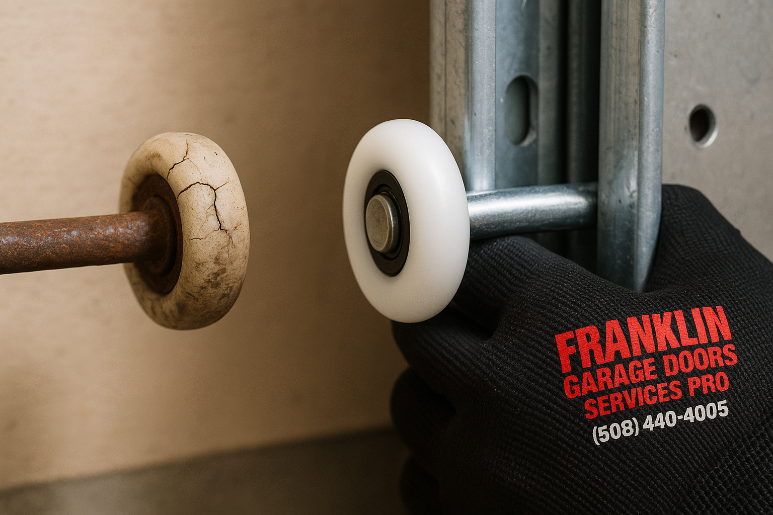 Garage Door Roller Replacement in Southford