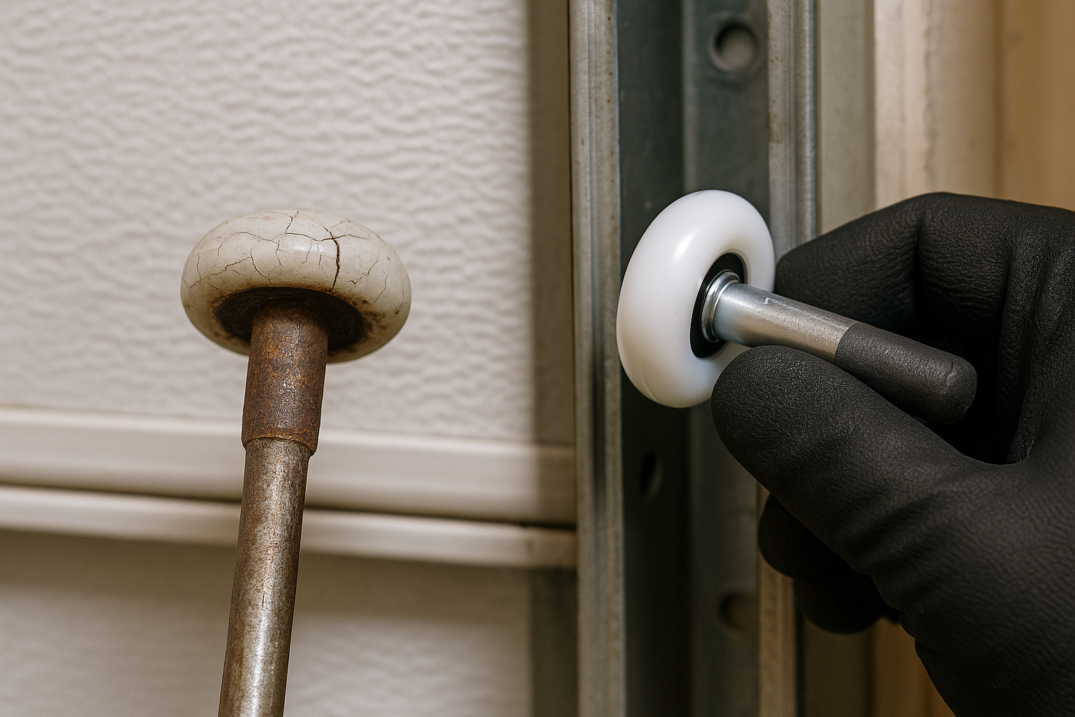 Garage Door Roller Replacement in Montowese