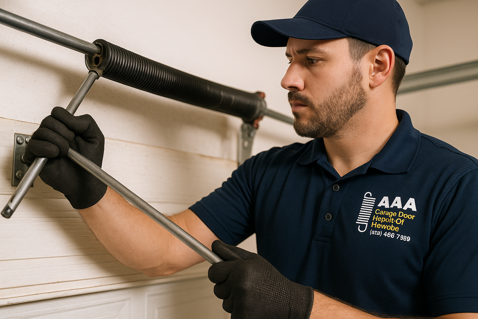 Garage Door Spring Repair in Yalesville