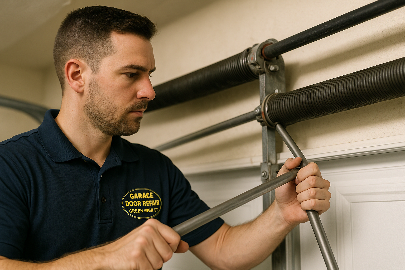 Garage Door Spring Repair in North Madison