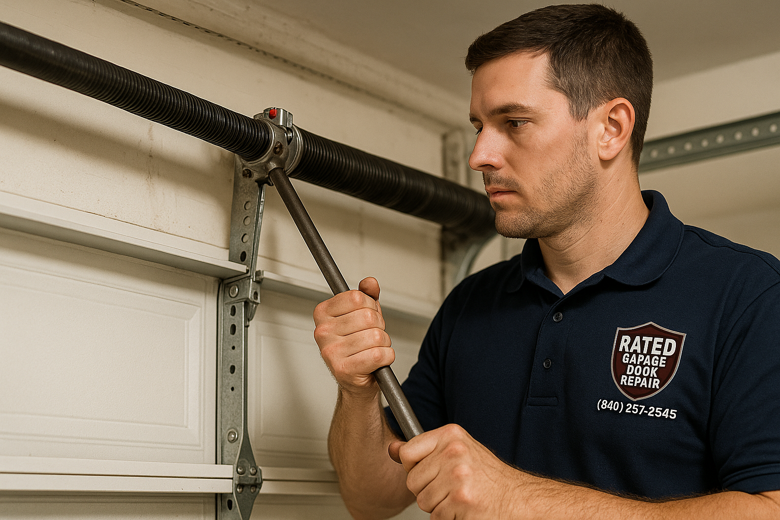 Garage Door Spring Repair in Middlebury