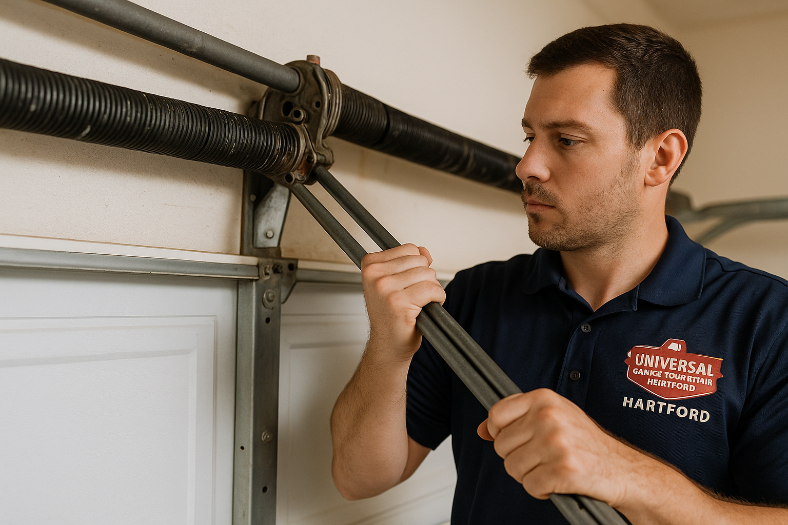Garage Door Spring Repair in Middlefield