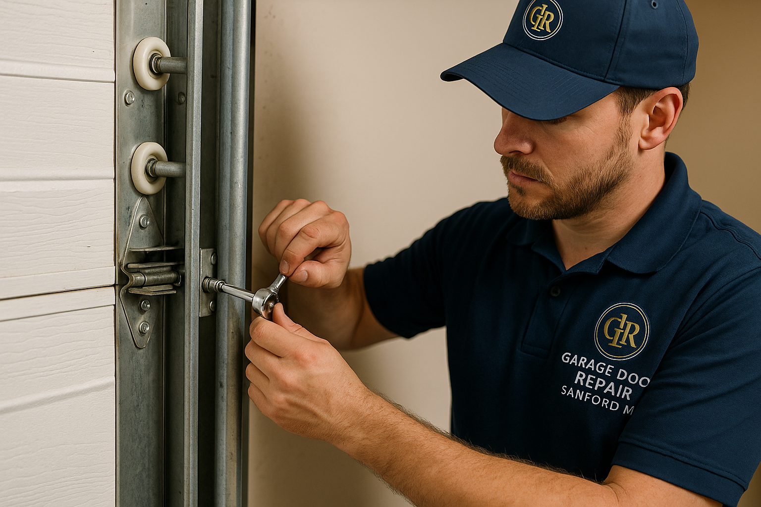 Garage Door Track Repair in Allingtown