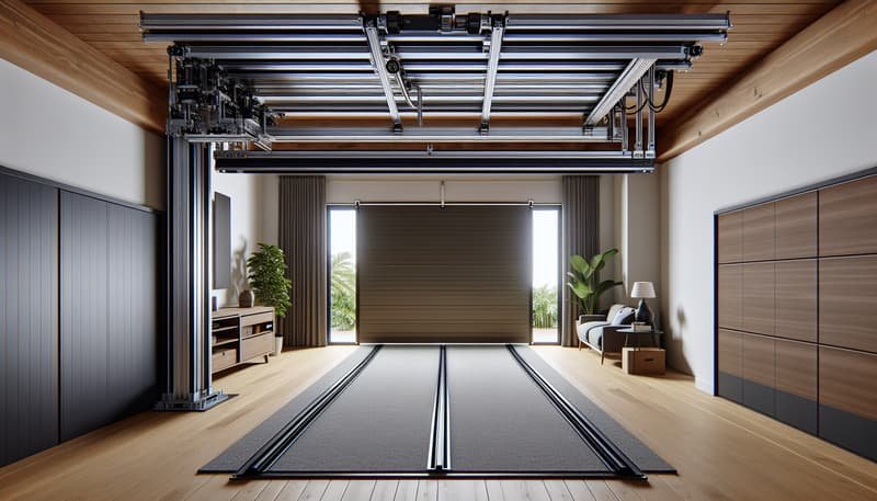 Garage Door Track Repair in Forestville